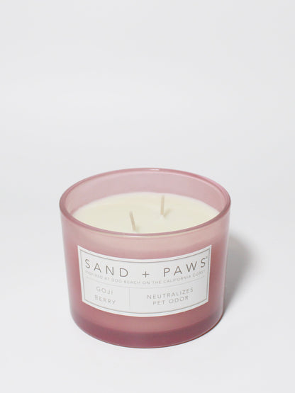 Sand + Paws Goji Berry 12 oz scented candle