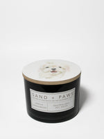 Sand + Paws Vanilla Sandalwood 12 oz scented candle