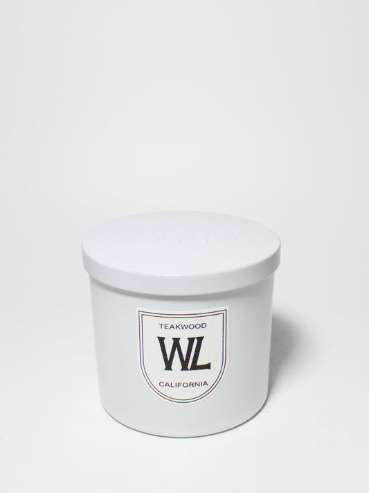 Teakwood 11 oz scented candle