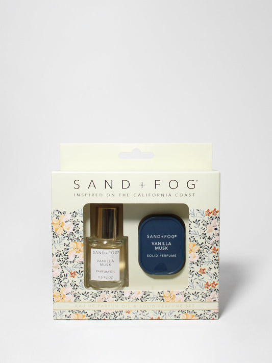Perfume Oil Rollerball and Solid Perfume Set - Vanilla Musk